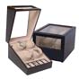 Quad watch winder with watch case